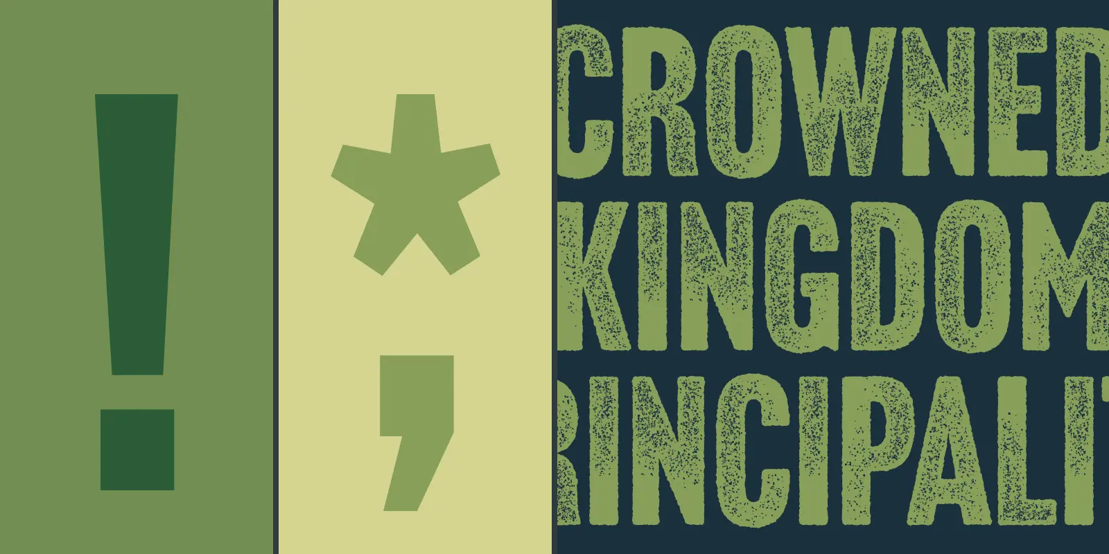 Headline Gothic font by American Type Founders Collection — two specimen pages, one with crisp sans serif letters and the other with rounded sans serif letters, both showing all-caps text, numbers, and symbols