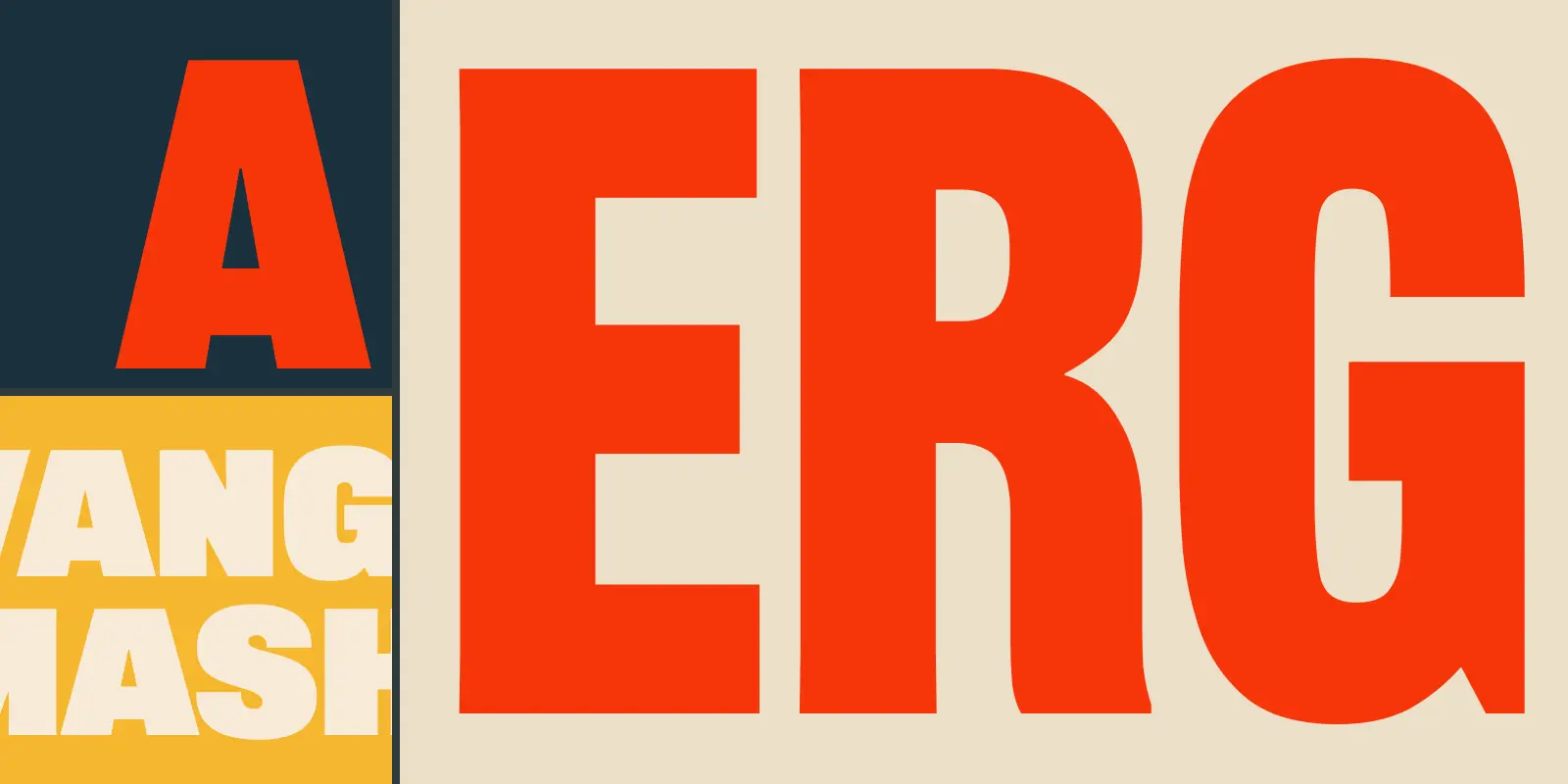 Railroad Gothic font by American Type Founders Collection — the words “ATF RAILROAD GOTHIC” in a sans serif font above a railroad crossing sign with the letters R and G.