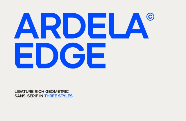 Ardela Edge Font Family