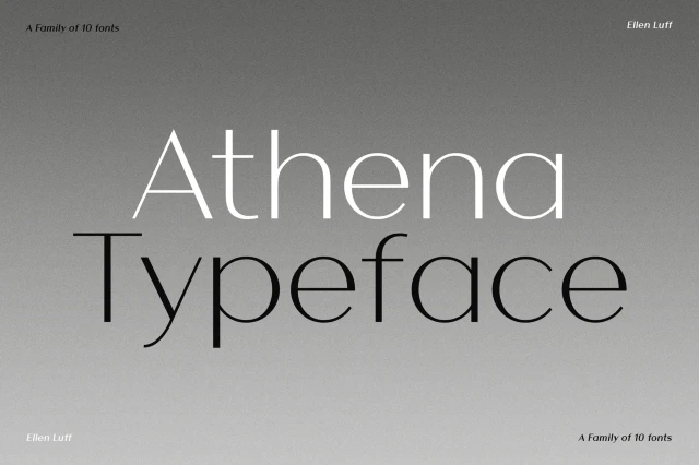 Athena Font Family