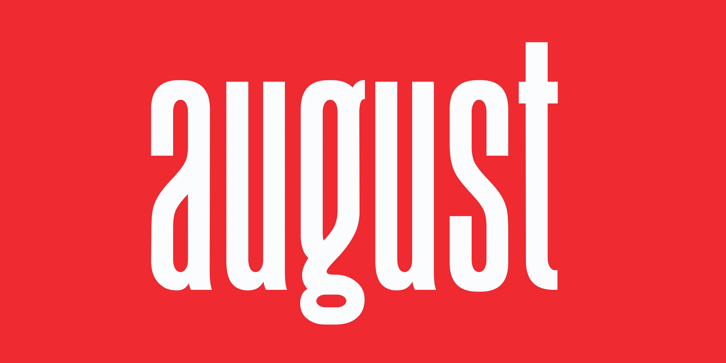 August Font Family