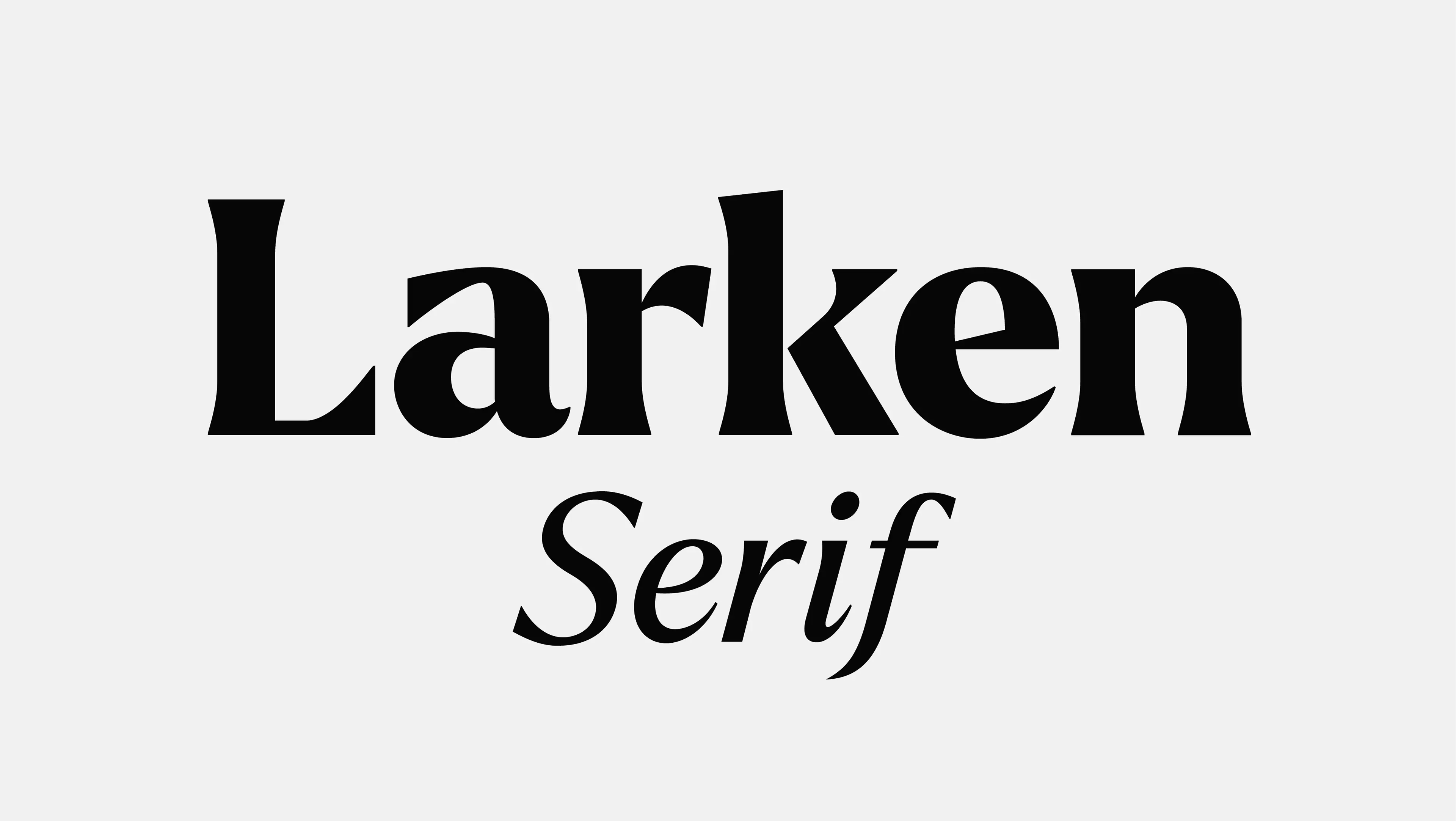 Larken Font Family