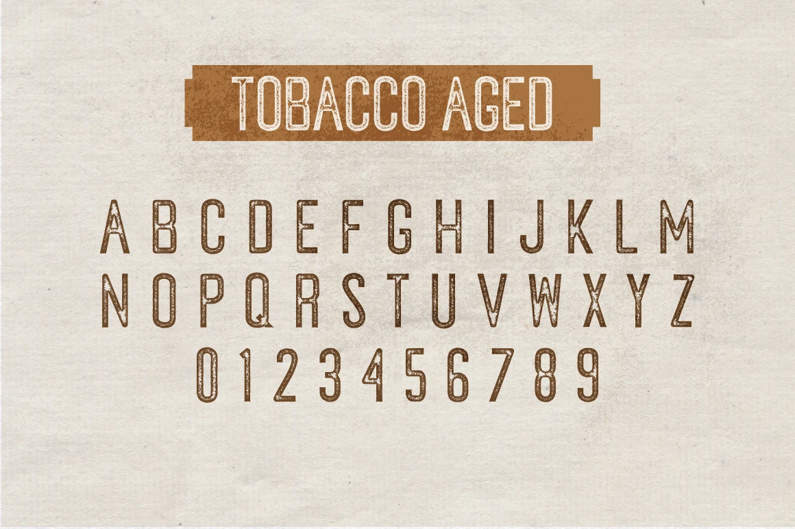 tobacco font Text Effect and Logo Design Word Tobacco Font Download