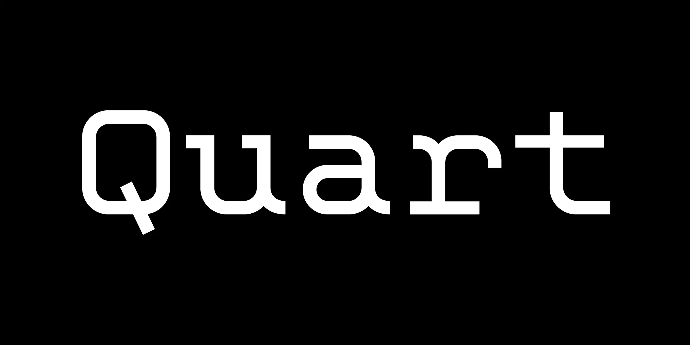 Kettler font by Process Type Foundry — the word “Quart” in upright serif letters with a distinctive curved tail on the Q and a rounded top on the t