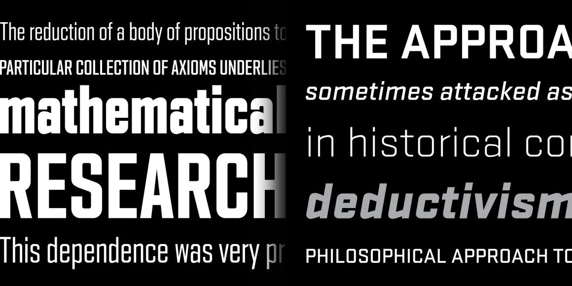 Stratum 2 font by Process Type Foundry — the words Cannonball, Again but looser and special option, and STRESS VALUES stacked on a black background in three different weights of a square-jawed sans-serif typeface